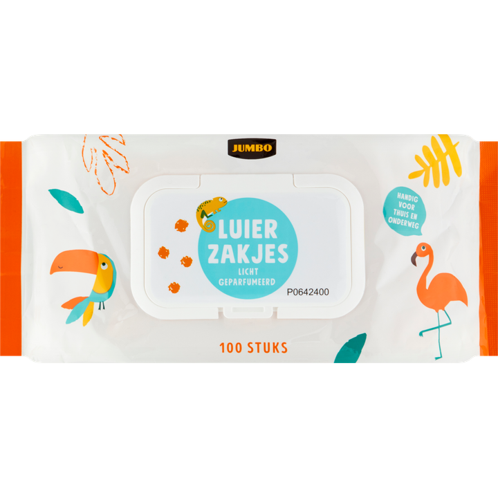 Luier Zakjes Licht Geparfumeerd 100 Stuks