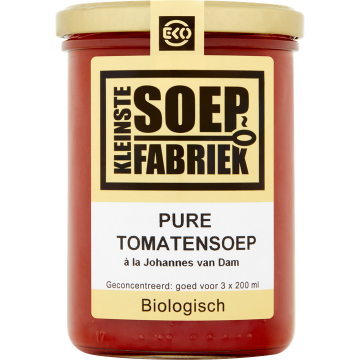 KleinsteSoepFabriek Pure Tomatensoep Biologisch 400 ml