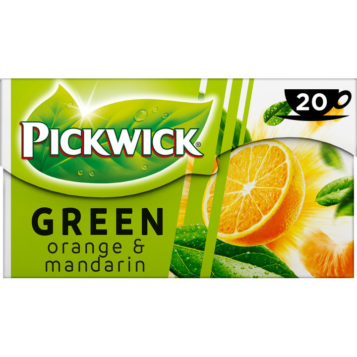 Pickwick Orange Mandarin Groene Thee 20 Stuks