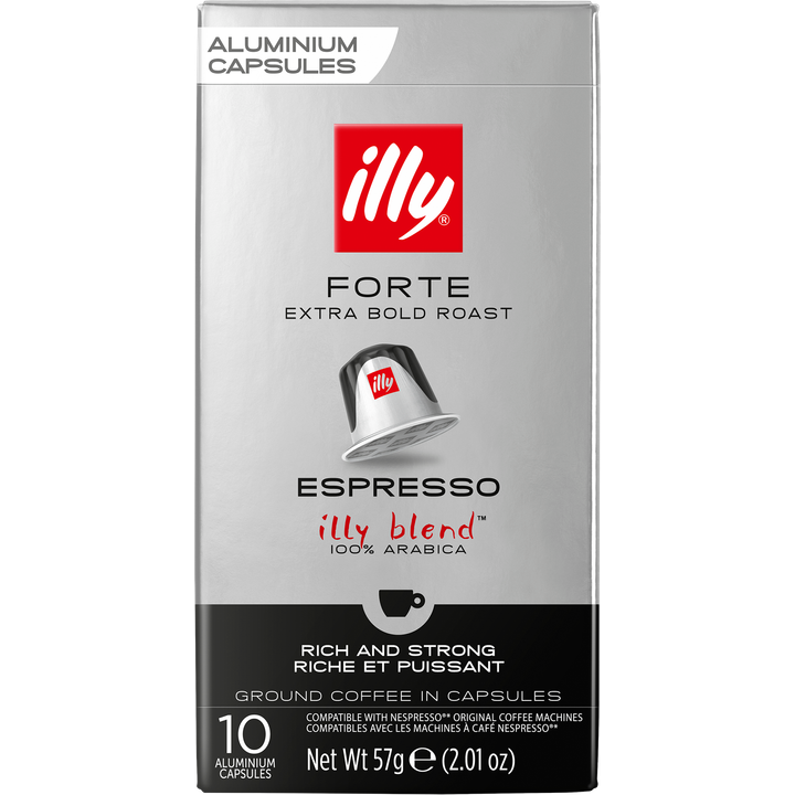 illy Espresso Forte Koffiecups 10 Stuks