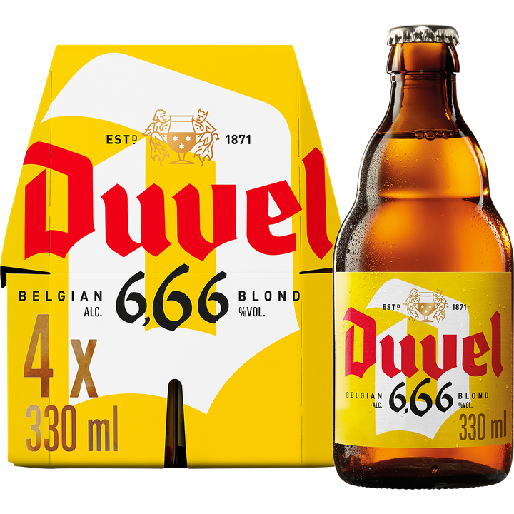 Duvel - 6.66% Blond - Fles - 4 x 330ML