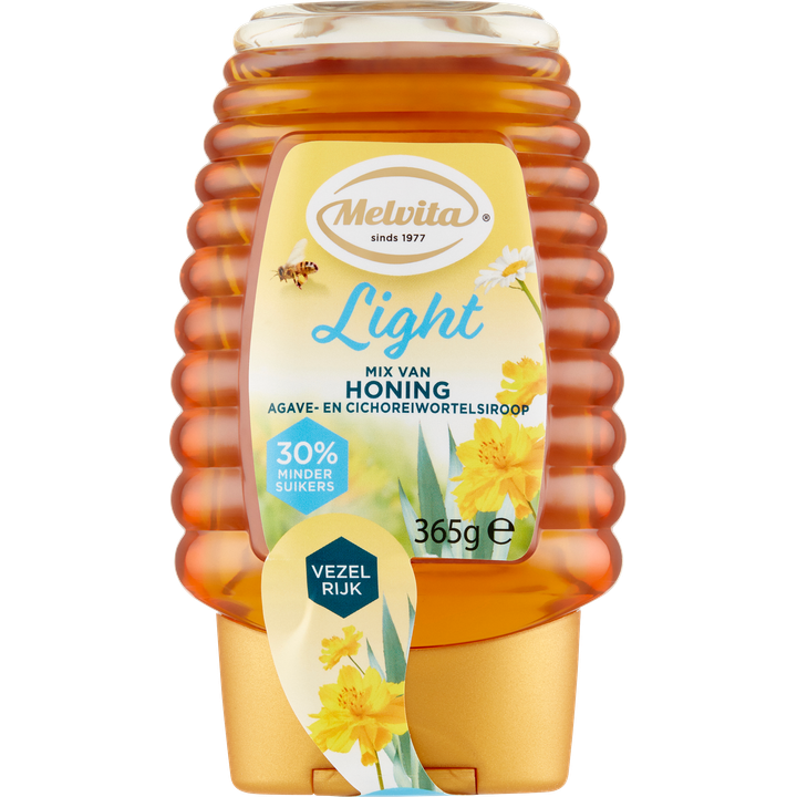 Melvita Light Mix van Honing Agave- en Cichoreiwortelsiroop 365 g