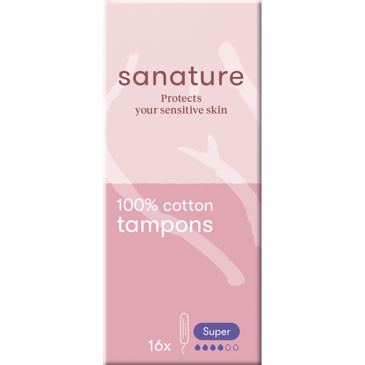 Sanature Tampons Super 16 Stuks