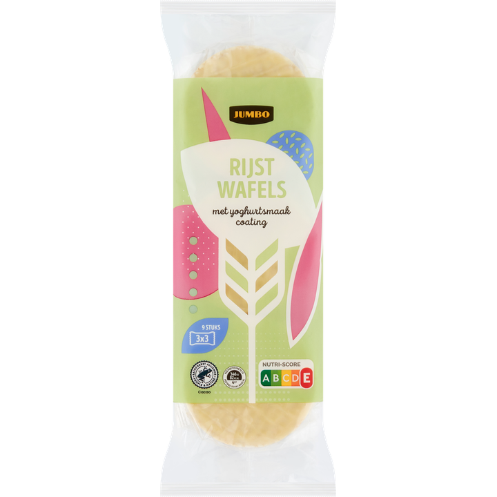Rijstwafels met Yoghurtsmaak Coating 9 Stuks