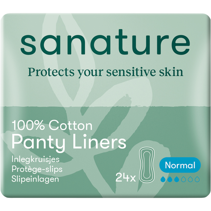 Sanature 100% Katoenen Inlegkruisjes Normal 24 Stuks