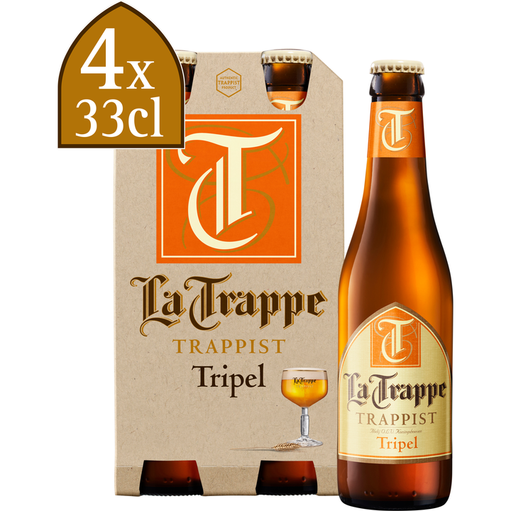 La Trappe - Tripel - Fles - 4 x 330ML