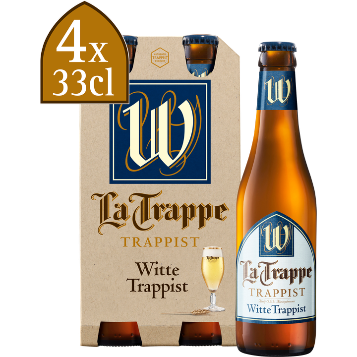 La Trappe - Witte Trappist - Fles - 4 x 330ML