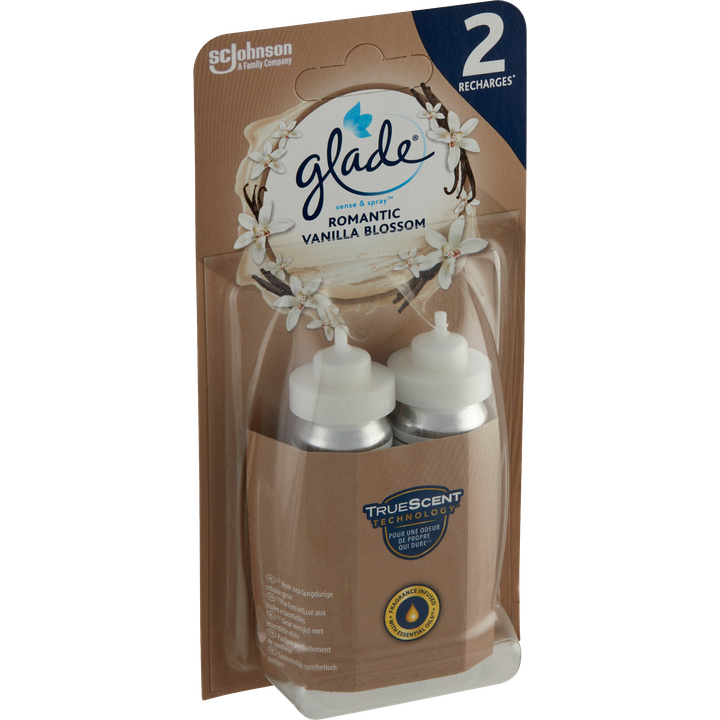 Recharges Glade Brise - Vanilla Blossom X4, 269 Ml, Parfum D'Ambiance Automatique