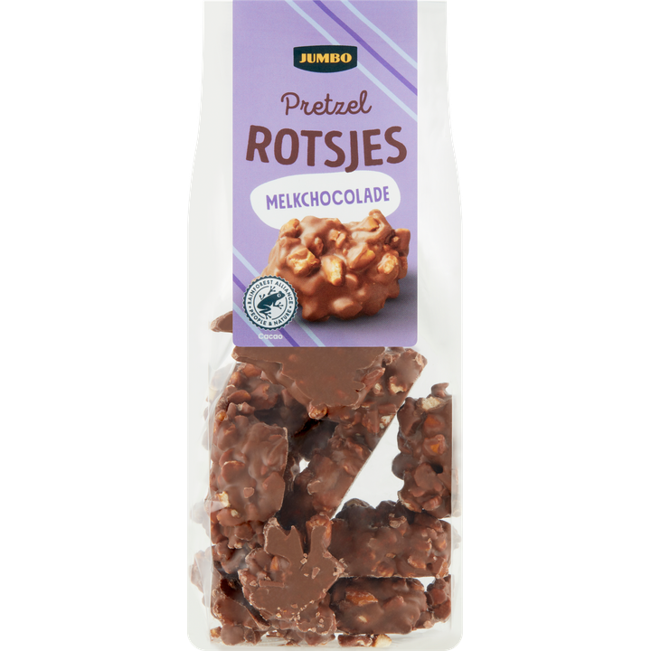 Pretzel Rotsjes Melkchocolade