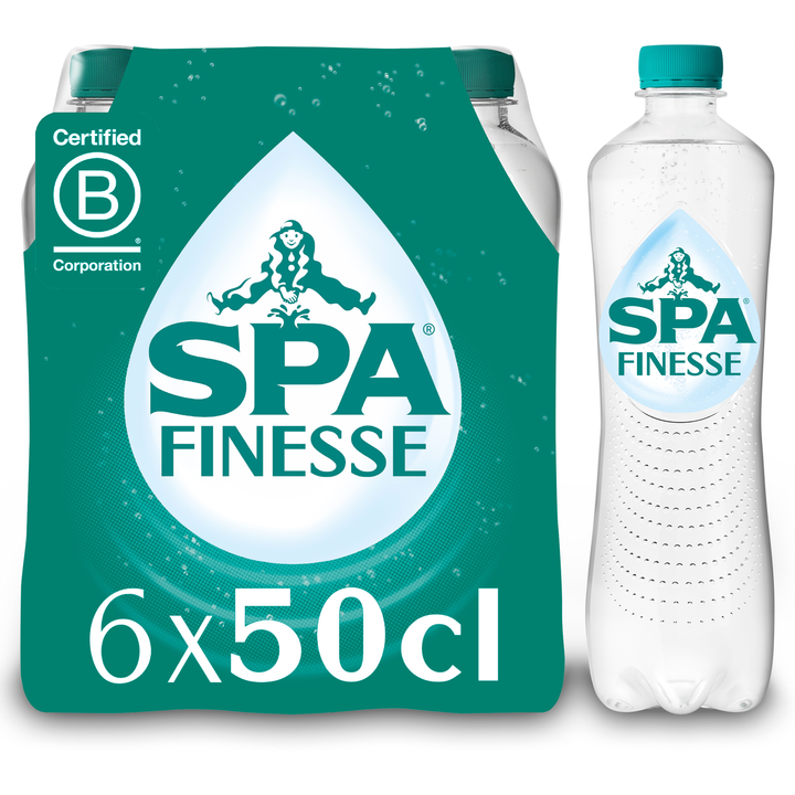 SPA FINESSE Natuurlijk Licht Bruisend Mineraalwater 6  x  50cl