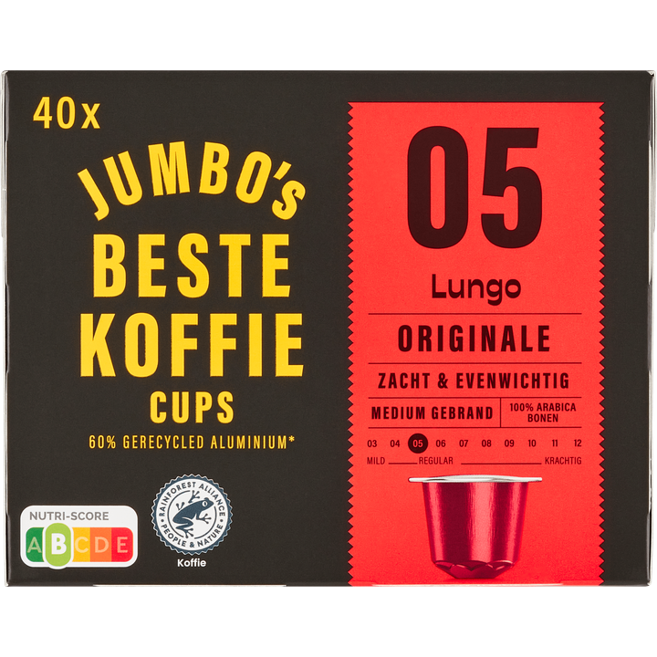 Jumbo's Lungo Originale Koffiecups 40 Stuks