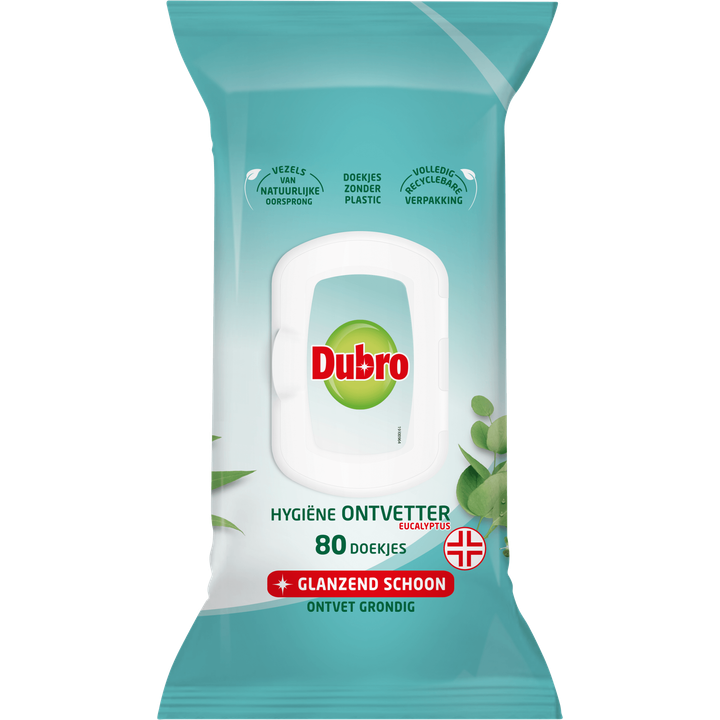 Dubro Hygiëne Ontvetter doekjes 80 Stuks