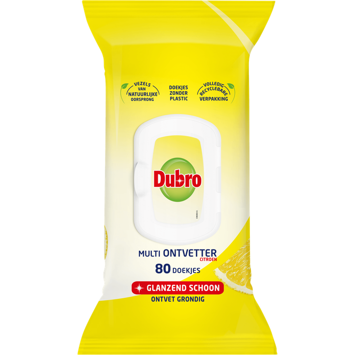 Dubro Multi Ontvetter doekjes 80 Stuks