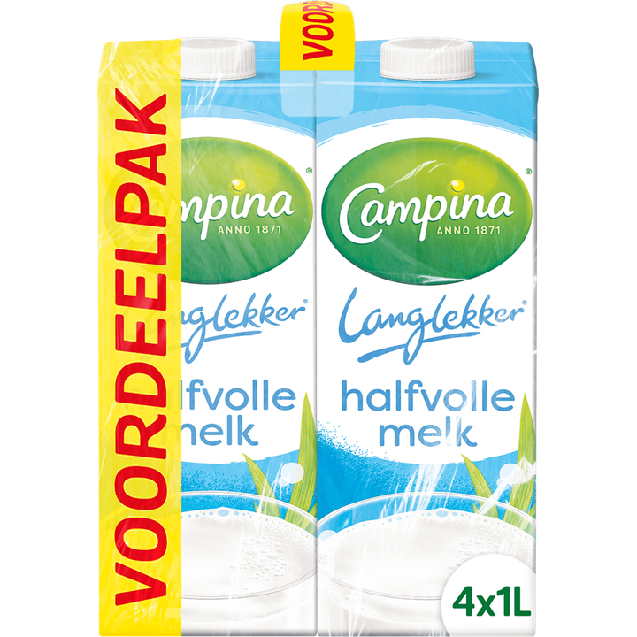 Langlekker halfvolle melk voordeel