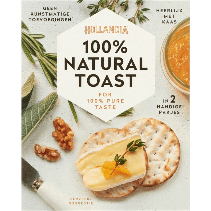 Hollandia 100% Natural Toast 100 g
