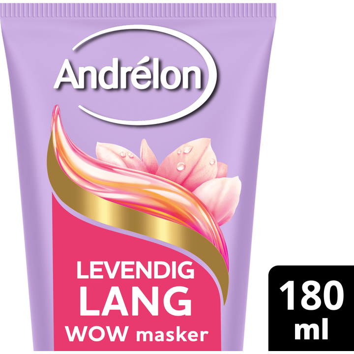 Andrélon 1 Minuut WOW Haarmasker Levendig Lang 180 ml
