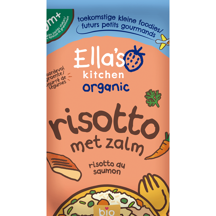 Ella's Kitchen Risotto Met Zalm 10 Maanden Biologisch 190 g