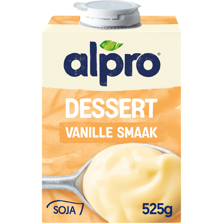 Alpro Dessert Vanille Smaak Houdbaar 525g