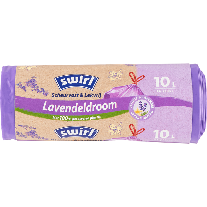 Swirl Vuilniszakken Lavendeldroom 10 liter 14 stuks