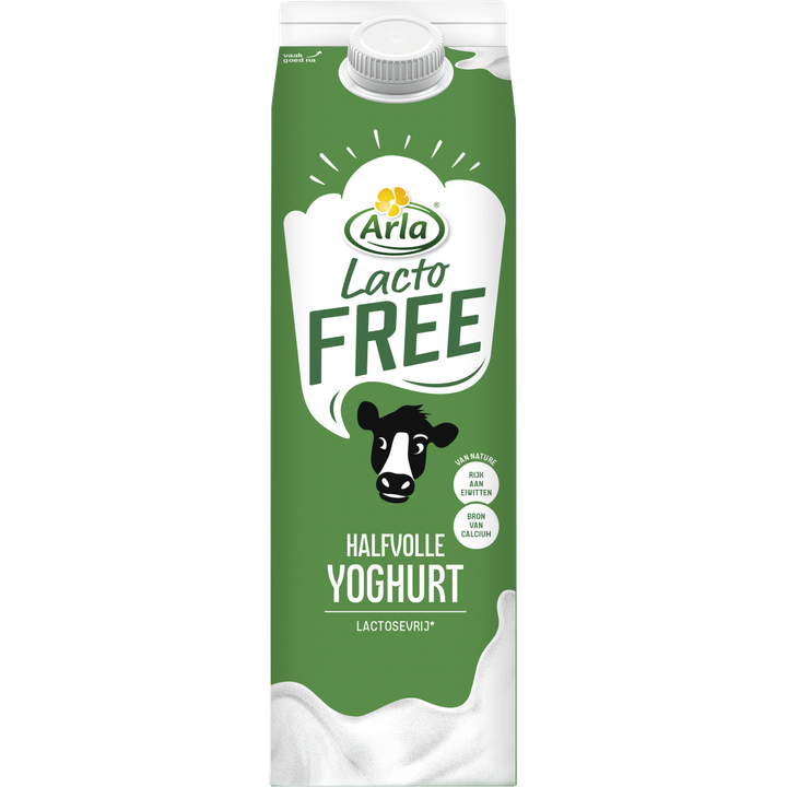 Arla Lactofree halfvolle yoghurt lactosevrij 1L