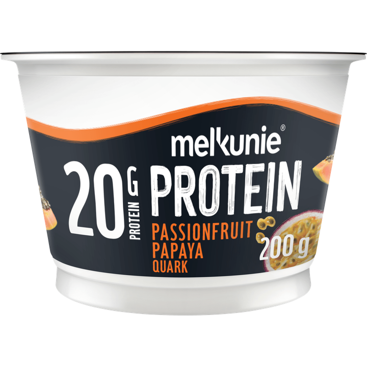 Melkunie PROTEIN Passievrucht Papaja Kwark 200g