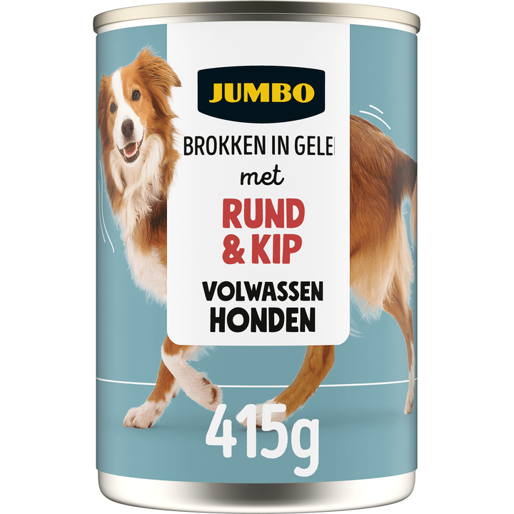 Brokken in Gelei met Rund & Kip