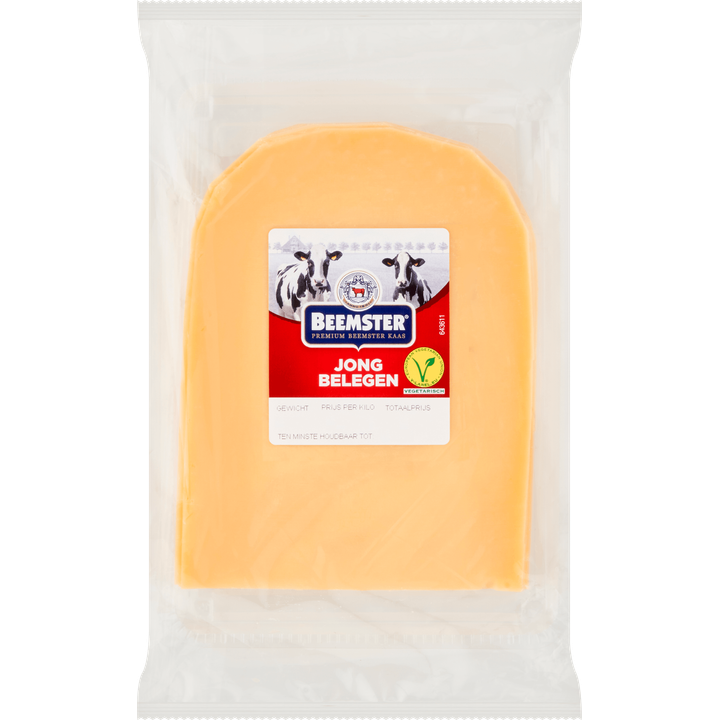 Beemster Kaas Jong Belegen 48+ Plakken ca. 220 g