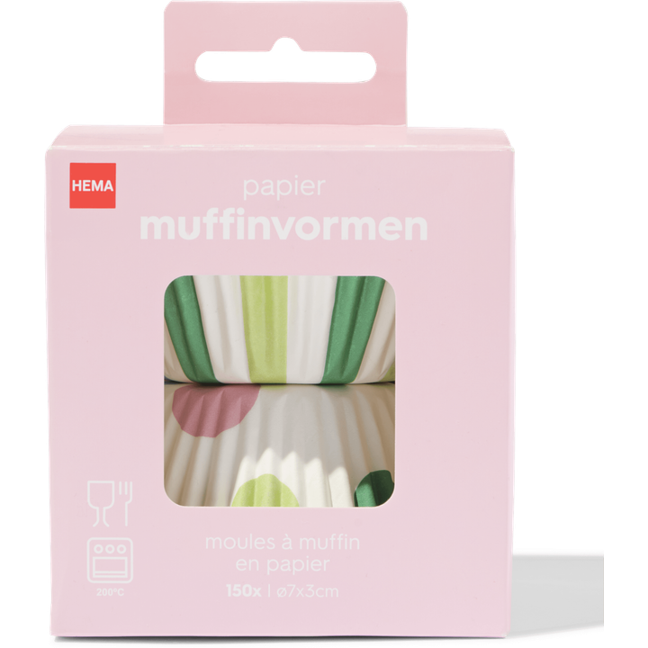 Muffinvormen Papier 150 Stuks