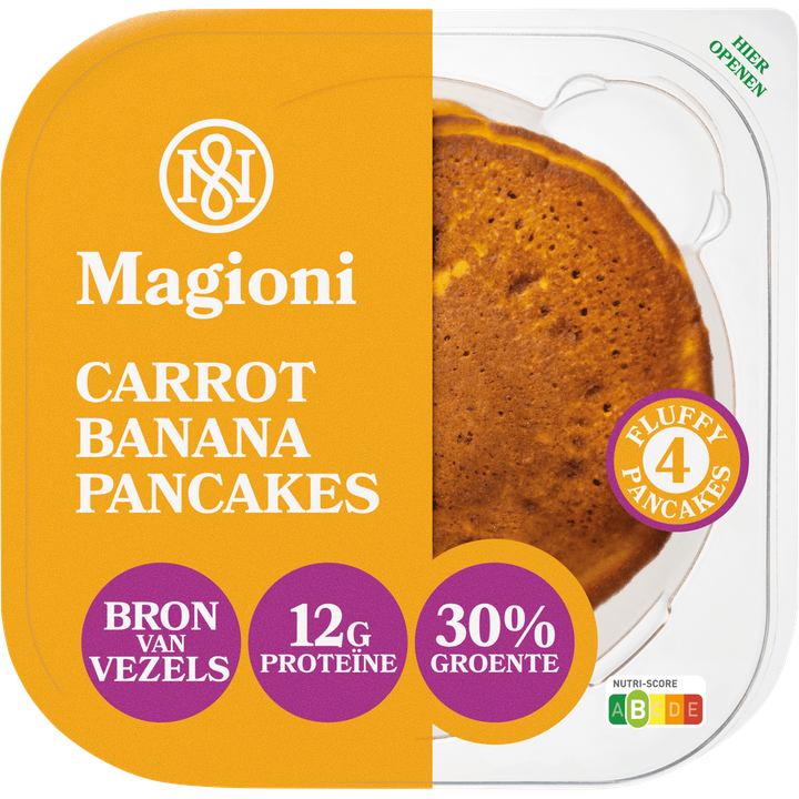 Magioni Carrot Banana Pancakes 4 x 40 g