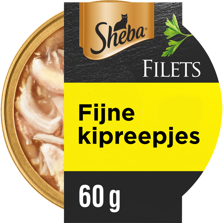 Sheba Filets Kipfilet stukjes in saus kattenvoer 60 g