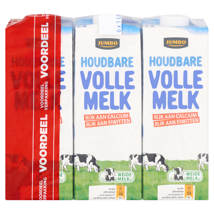 Houdbare Volle Melk Voordeelverpakking