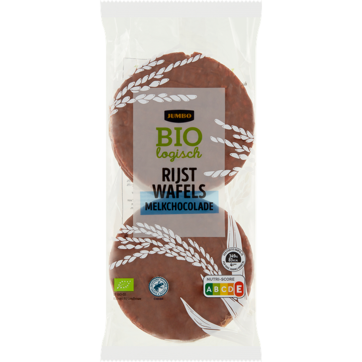 Biologisch Rijstwafels Melkchocolade