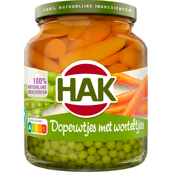 Hak Doperwtjes met Worteltjes 350 g
