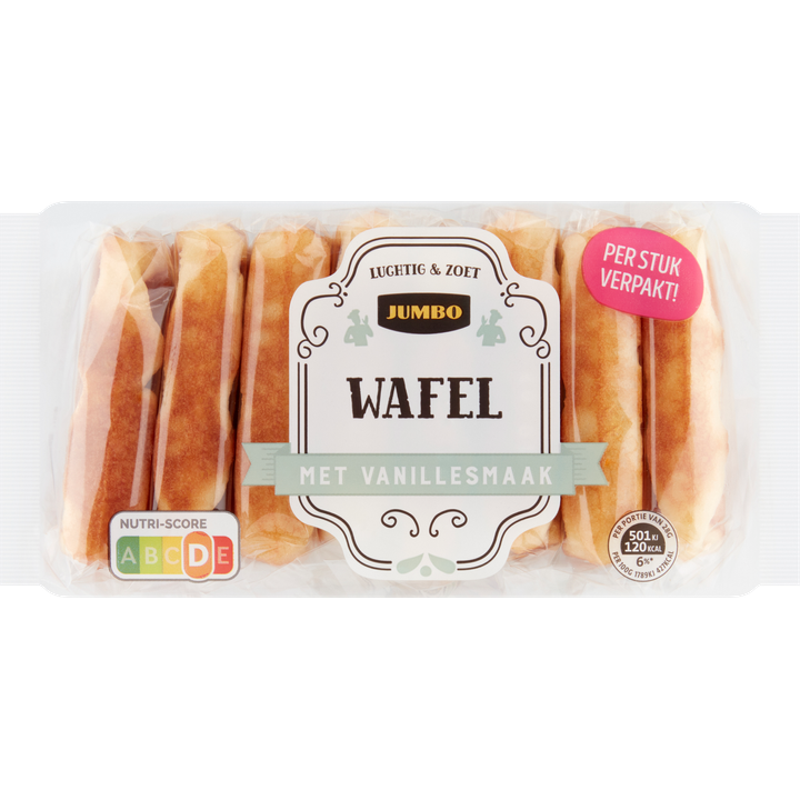 Wafel met Vanillesmaak 8 Stuks