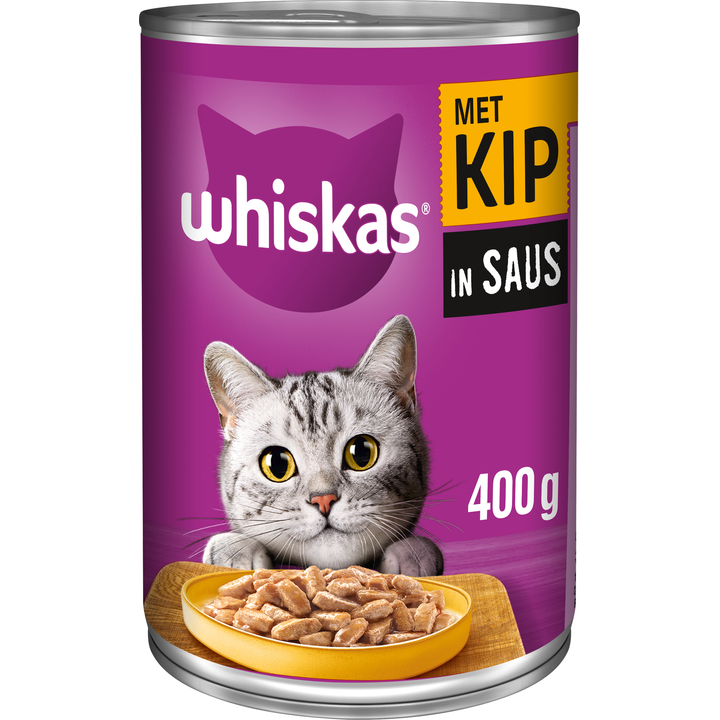 WHISKAS Classic Meals Natvoeding voor volwassen katten in saus 40x85 g :: Kat :: Kattenvoer en