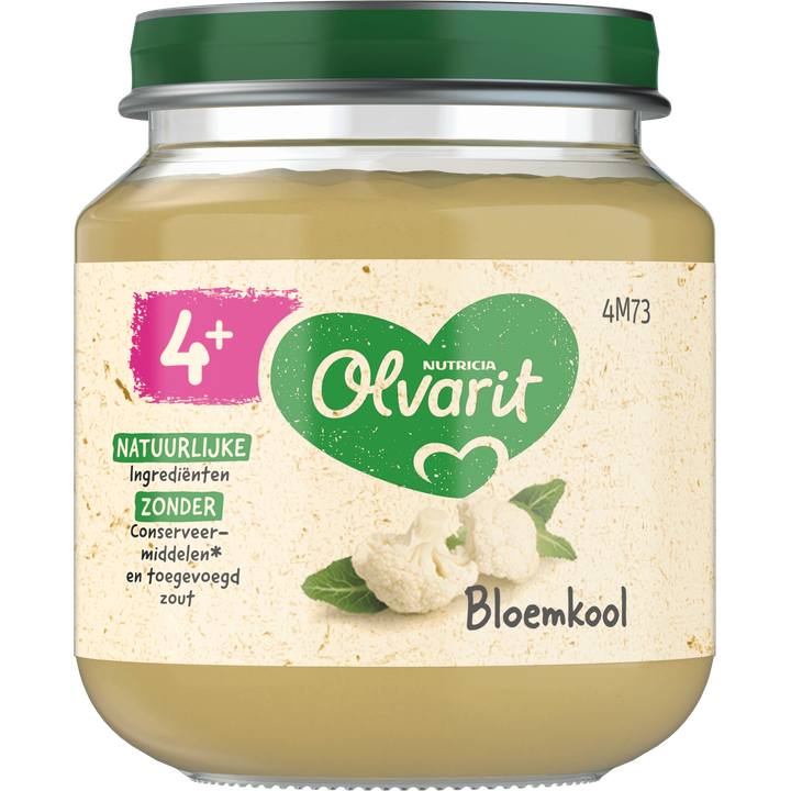 Olvarit 4+ Maanden Bloemkool 125g