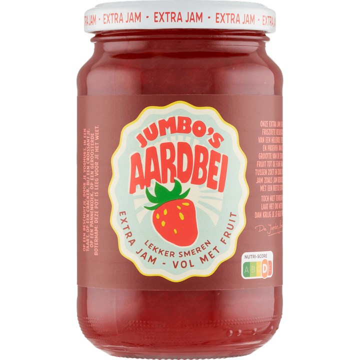 Jumbo's Extra Jam Aardbei 430 g