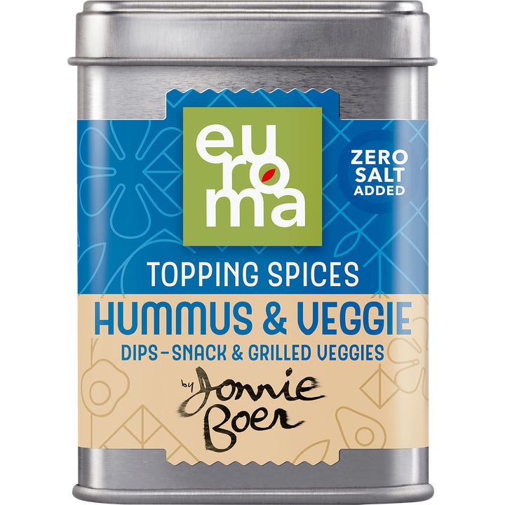 Euroma Hummus & Veggie Topping by Jonnie Boer 37g