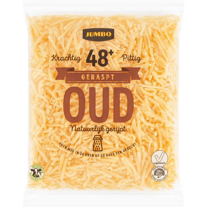 Jumbo Geraspt Kaas Oud 48+ 175 g