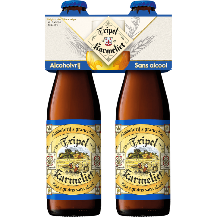 Tripel Karmeliet 0.4% Bier Fles 4 x 330ML