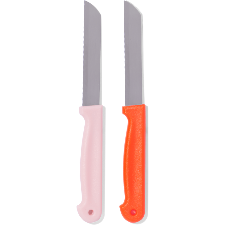Tomatenmesjes Roze/Oranje 2 Stuks