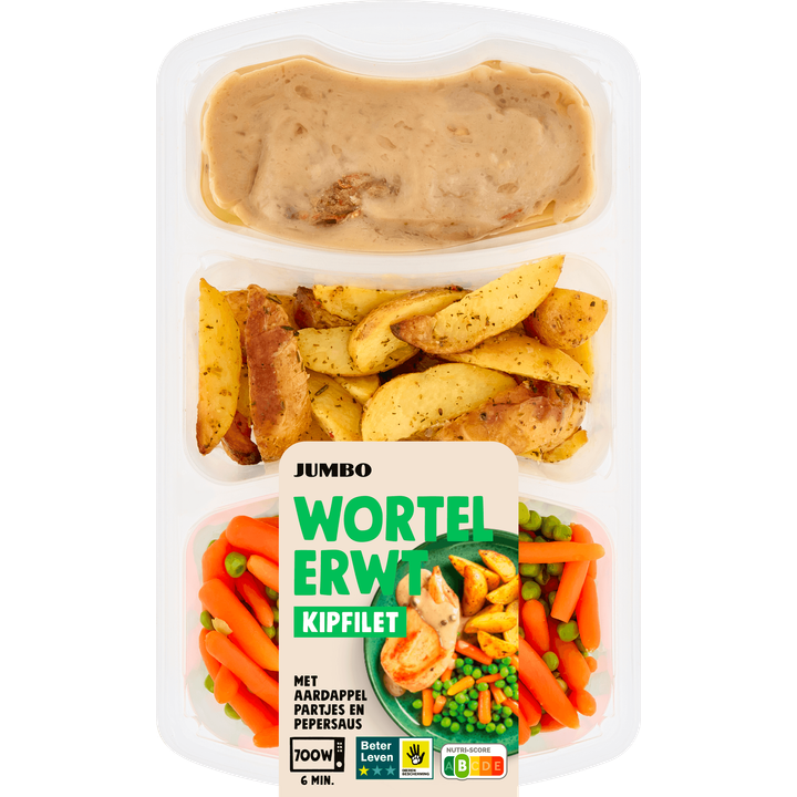 Wortel Erwt met Kipfilet