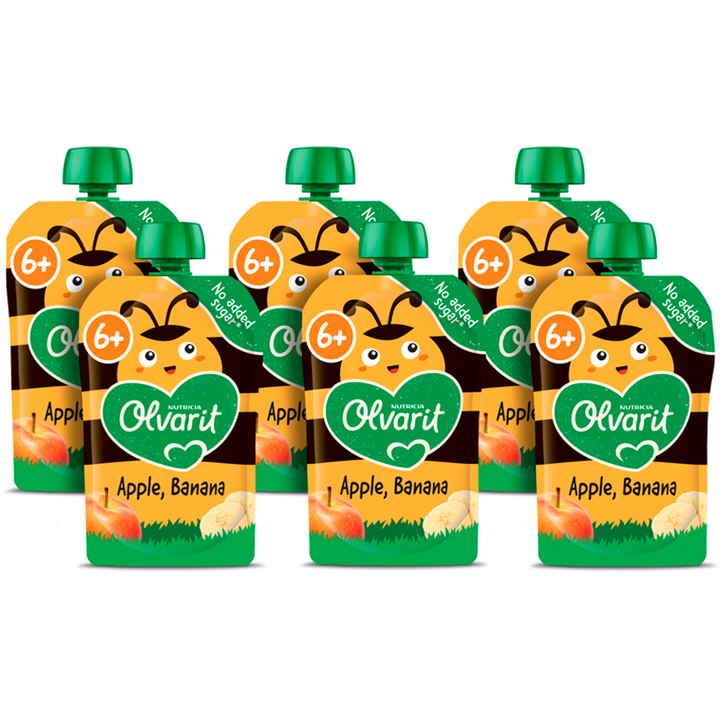 Knijpfruit Appel Banaan 6+ Maanden