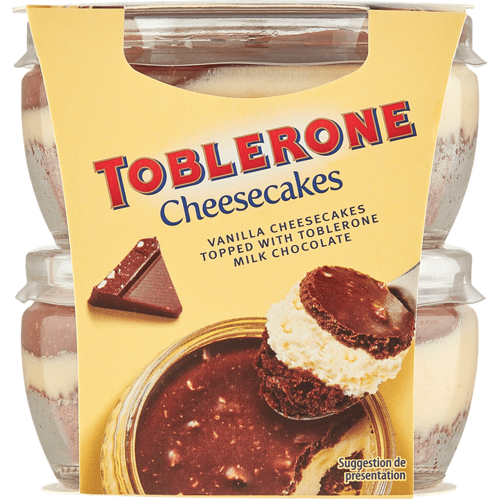 Toblerone Cheesecakes Toetje 2 x 85 g