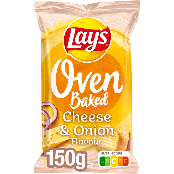 Lay's Oven Baked Cheese Onion Chips 150 gr