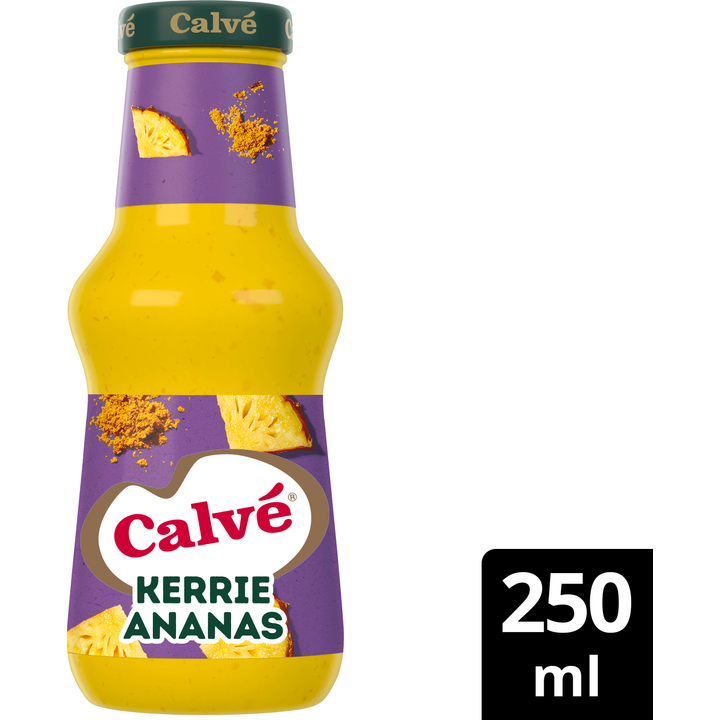 Calvé Saus Fles Kerrie 250 ml