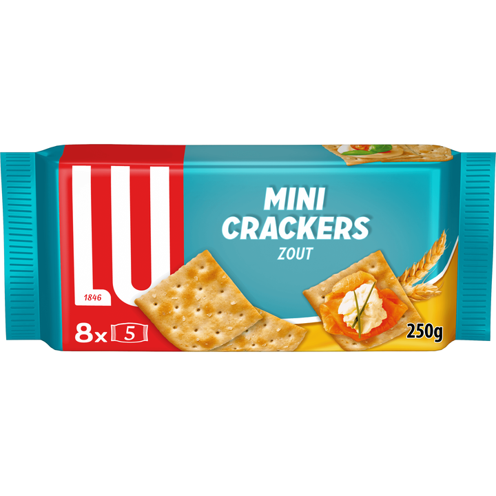 LU Mini Crackers Zout 8 x 5 Stuks 250g