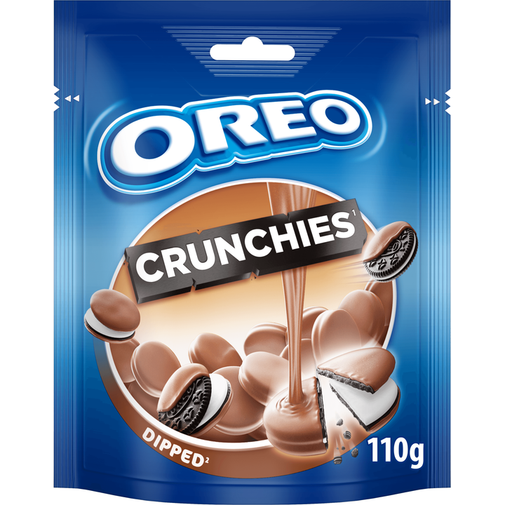 Crunchies koekjes bedekt met melkchocoladesmaak