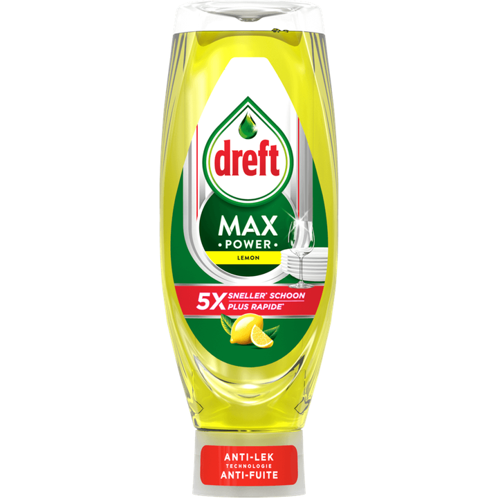 Dreft MaxPower Lemon Vloeibaar Afwasmiddel 730ml