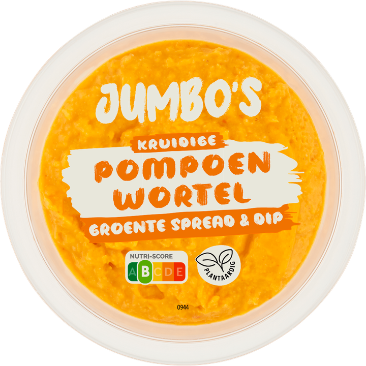 Jumbo's Kruidige Pompoen Wortel Groente Spread & Dip 150 g